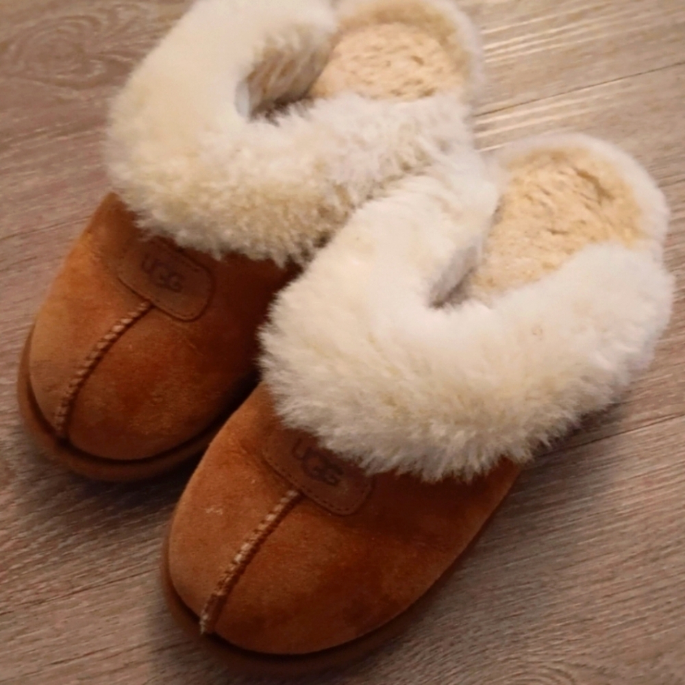 UGG Women's Coquette Slipper Chestnut Sz 8 - Picture 4 of 6